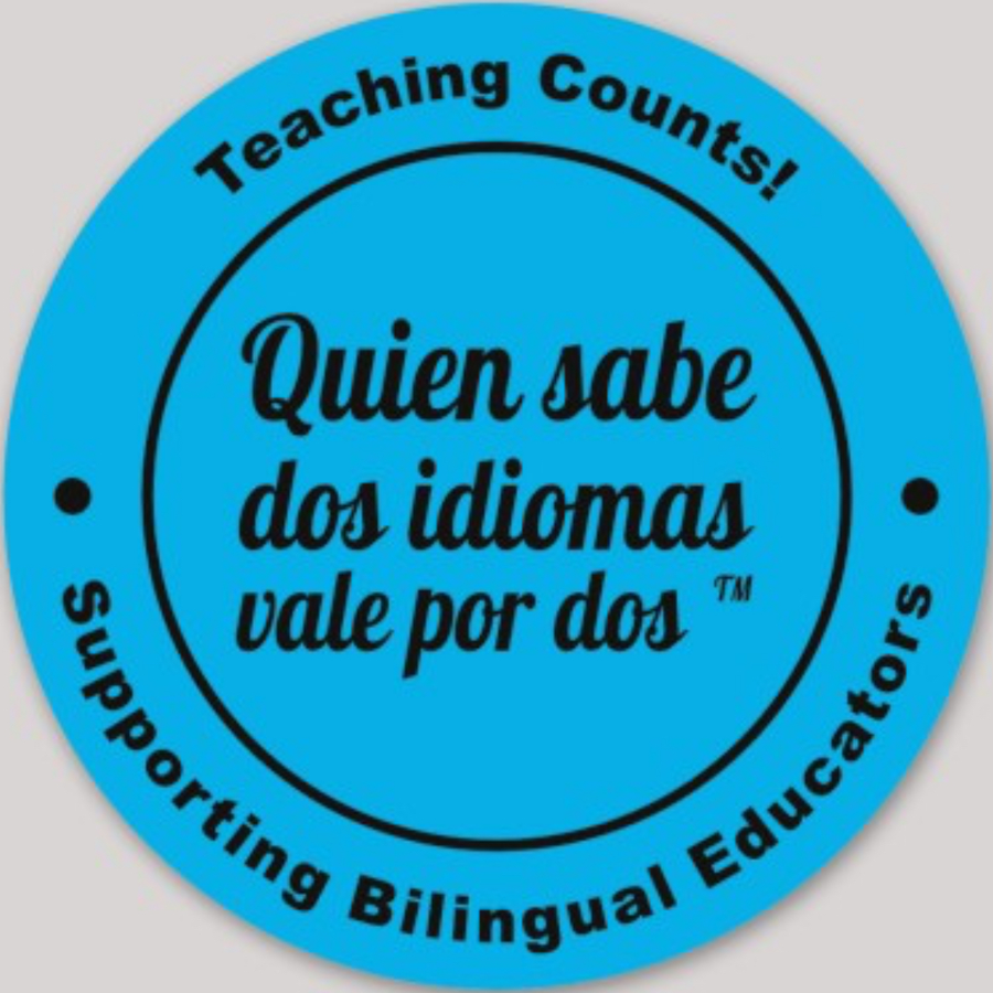 ¡Quien Sabe! button — Teaching Counts!, Supporting Bilingual Educators